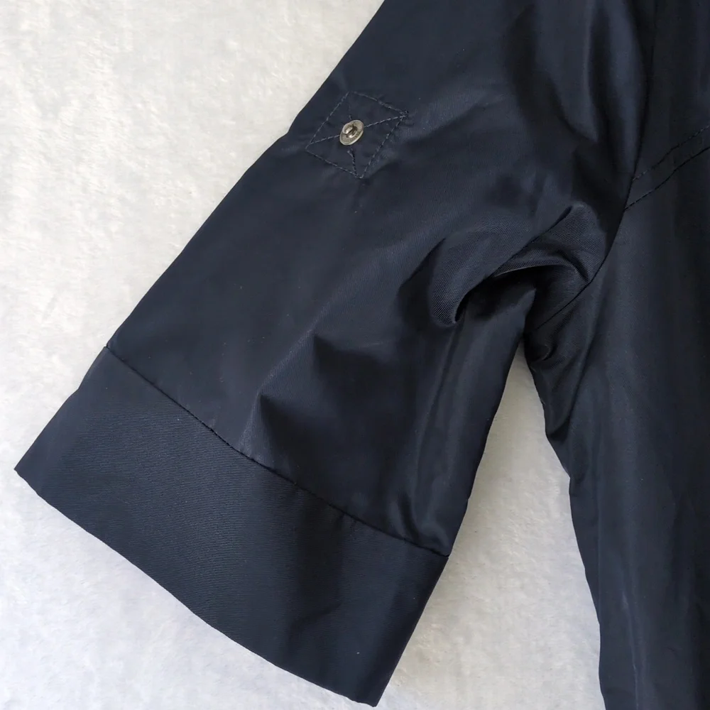 Cori Collection‎ Women's Contemporary Navy Short Trench Coat Size 8